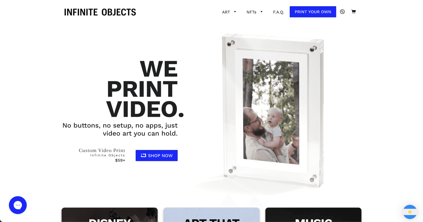 Infinite Objects project